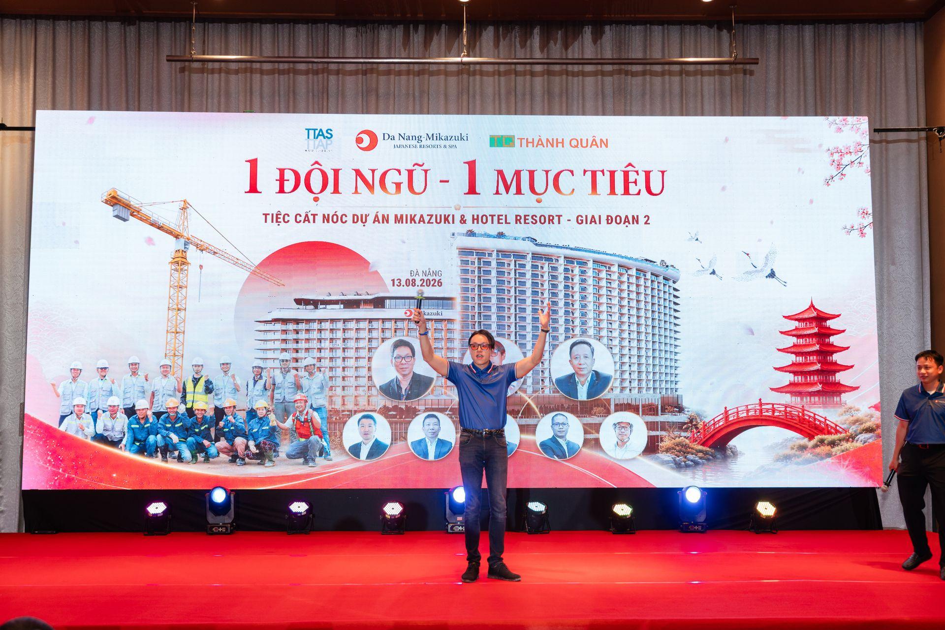 Ông Odaka Yoshimune - Chủ tịch Tập đoàn Khách sạn Mikazuki phát biểu